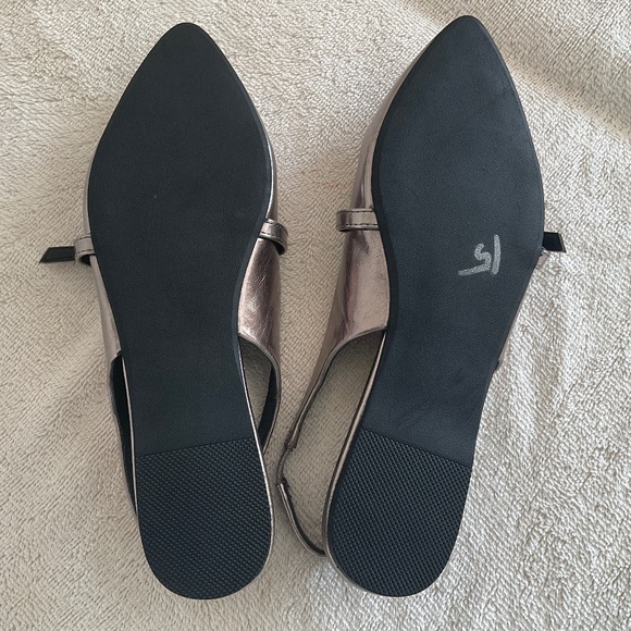 Report Silver Slingback Flats - Picture 6 of 7